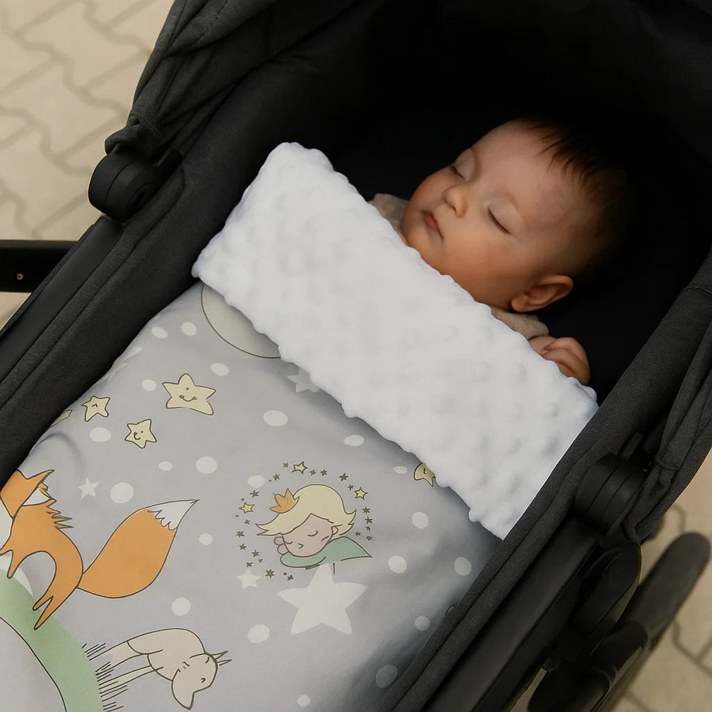 Babydecke "Kleiner Prinz" – Kuschelig weich für Kinderwagen & Bettchen